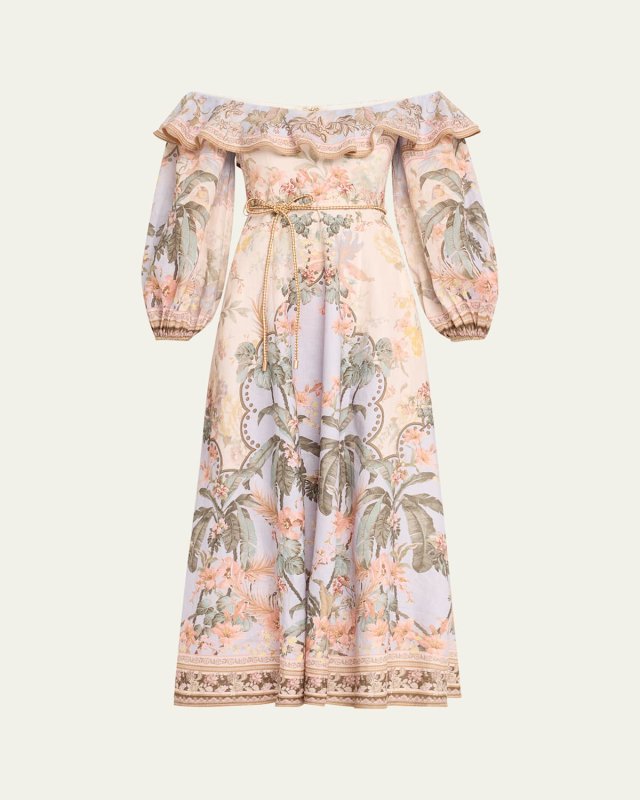 Wylie Off-Shoulder Midi Dress